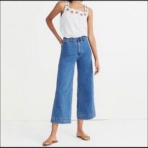 Madewell Jeans Emmett Wide Leg Crop M2239